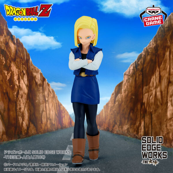 ANDROIDE 18 SOLID EDGE WORKS BANDAI